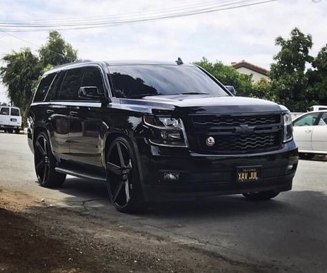 Chevy Tahoe Blacked Out, Blacked Out Suv, Blacked Out Tahoe, 2022 Tahoe, Tahoe Suv, 2023 Chevy Tahoe, Chevrolet Trucks Lifted, Black Chevy Tahoe, Substitute For Heavy Cream