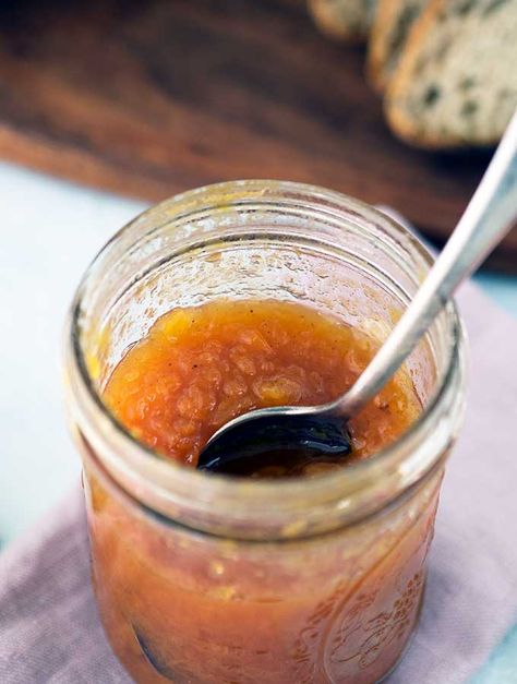 Summery peach vanilla bourbon jam. Make a big batch to enjoy the taste of summer long after peach season has disappeared. The sweetness of seasonal peaches, with notes of vanilla bean and a mellow kick of bourbon. Bourbon Jam, Peach Jam Recipe, Vanilla Bourbon, Jar Of Jam, Peach Jam, Jam Recipe, Never Be The Same, Bean Paste, Small Plates