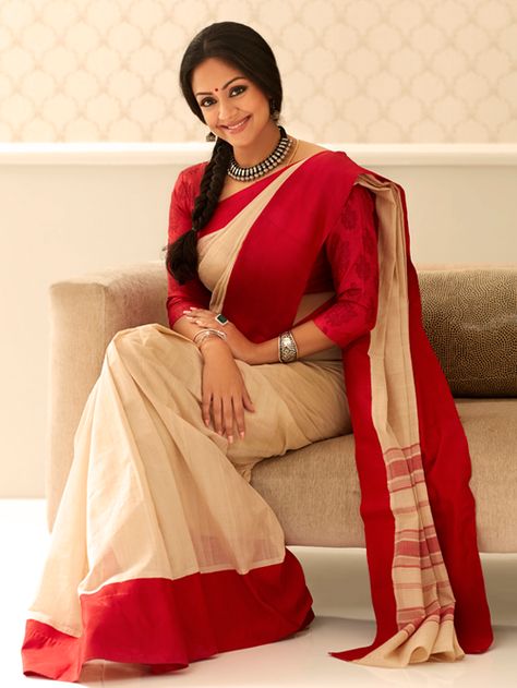 Jyothika Latest Photoshoot Stills, Veteran Actress Jyothika Suriya glamorous photoshoot images, Jyothika photoshoot in Saree, Herione Jyoth... Actress Jyothika, Glamorous Photoshoot, Formal Saree, Simple Sarees, Elegant Dresses Classy, Madhuri Dixit, Elegant Look, In Sign, Elegant Saree