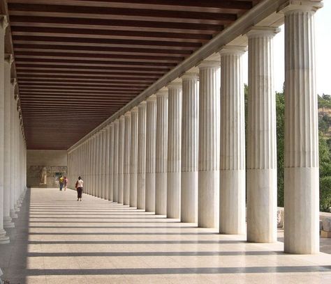 Classical Studies, Brick Roof, Athens Airport, Greek Temple, American School, Pet Friendly Hotels, Green Architecture, Space Architecture, Classical Architecture