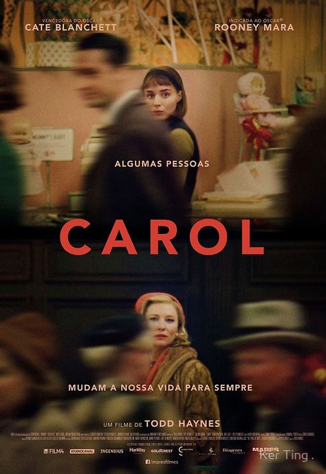 Carol Film, Todd Haynes, All The Bright Places, Film Trailer, Fritz Lang, Bon Film, Best Movie Posters, Rooney Mara, Mad Max Fury Road