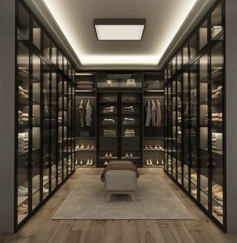 Modern Closet Designs, Walking Closet, Dream Closet Design, Walk In Closet Design, Luxury Closets Design, Modern Closet, Wardrobe Interior Design, Wardrobe Room, Closet Decor