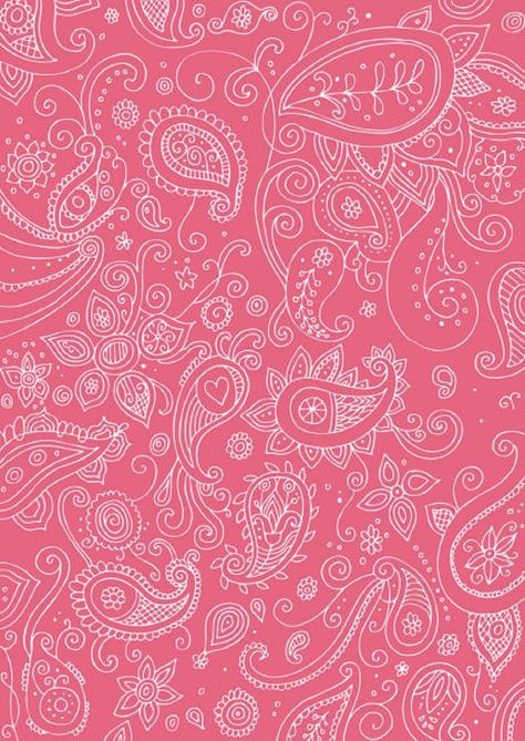 scrapbook Scrapbook Paper Designs, Hello Wallpaper, Paper House Template, Paisley Wallpaper, Coloured Paper, Scrapbook Background, Printable Scrapbook Paper, Invitation Ideas, Pink Paisley