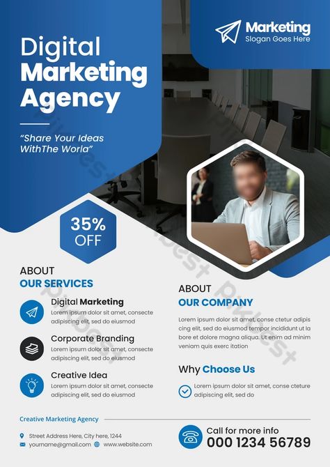 unique digital marketing agency corporate business flyer design template Digital Marketing Flyer Design, Digital Marketing Flyer, Corporate Flyer Design, Security Guard Companies, Business Flyer Design, Facebook Cover Template, Marketing Flyers, Women Health, Business Flyer Templates