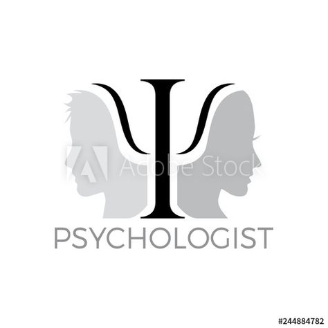 Logo Psychologist, Psychology Symbol, Space Art Gallery, Human Head, Private Practice, Image Vector, Psychologist, Space Art, Vector Logo