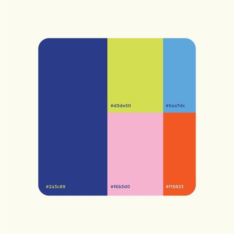 Color Palette Six Colors, Three Colour Combinations Color Pallets, Cobalt Colour Palette, Color Palette With Cobalt Blue, Cobalt Color Combinations, Bright Cmyk Color Palette, Cobalt Blue Colour Palette, Friendly Color Palette Branding, Friendly Colour Palette