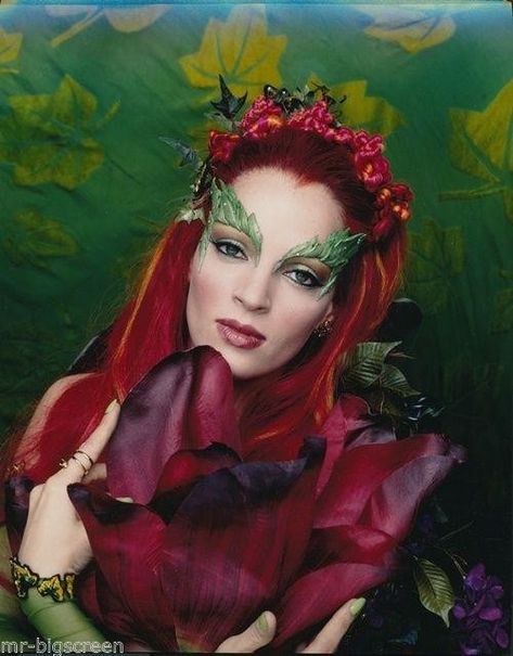 For sale is this original gallery photo of UMA THURMAN from BATMAN & ROBIN from 1997. It measures 8  x 10  and is in good condition. Combined shipping on items of the same size. Sold from collector to Uma Thurman Poison Ivy, Poison Ivy Makeup, Poison Ivy Halloween Costume, Ivy Costume, Poison Ivy Cosplay, Mermaid Cosplay, Poison Ivy Costumes, Poison Ivy Batman, Pintura Facial