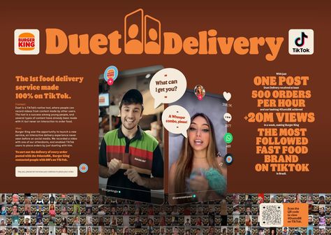 The Work | Lions Campaign | Duet Delivery Case Board, Activation Ideas, Good Leadership Skills, Advertising Awards, English Learning Books, Traditional Advertising, Presentation Ideas, Digital Campaign, Publicidad Creativa