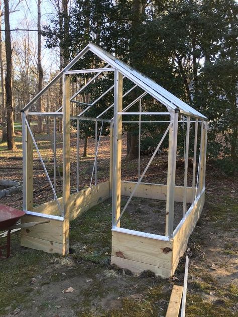 The 6x8 Harbor Freight greenhouse kit can be a true bargain with its $299 price tag and an always-available 20% off coupon making it the least expensive aluminum framed/polycarbonate paneled unit on the market.&nbsp;&nbsp; But the entry level cost brings with it some challenges which are well documented on a number of gardening sites.&nbsp;&nbsp; These challenges include: 1) Owners report premature deterioration of the polycarbonate clear plastic panels in hot/sunny ... 6x8 Greenhouse, Harbor Freight Greenhouse, Cheap Greenhouse, Commercial Greenhouse, Diy Greenhouse Plans, Best Greenhouse, Outdoor Greenhouse, Garden Site, Greenhouse Design