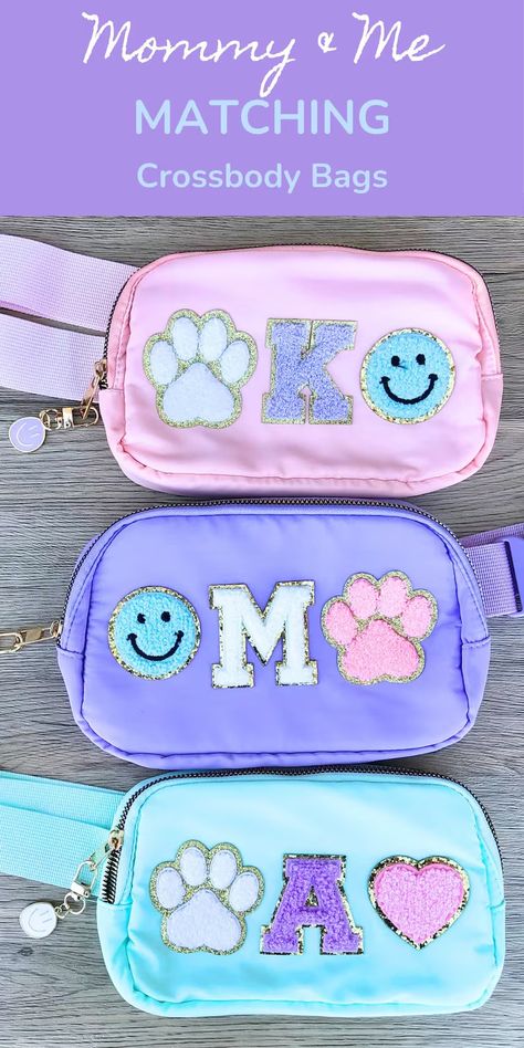 Personalized Fanny Pack Girl Custom Belt Bag Child Patch Purse Personalized Gift for Girl Teen Belt Bag Custom Toddler Patch Bag Custom Gift - Etsy Patch Bag, Custom Makeup Bags, Toddler Birthday Gifts, Preppy Gifts, Custom Makeup, Toddler Christmas Gifts, Bridal Favors, Bee Creative, Mom Bags