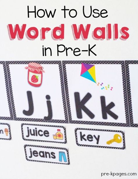 Letter Wall For Preschool, Preschool Word Walls, Interactive Word Wall, Prek Literacy, Word Wall Letters, Literacy Activities Preschool, Preschool Language, Prek Classroom, Alphabet Learning