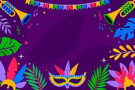 Fundo plano de celebração do carnaval br... | Premium Vector #Freepik #vector #festa-carnaval #fundo-carnaval #carnaval-brasil #carnaval-brasileiro Brazilian Carnival, Banner Design, Premium Vector, Carnival, Iphone, Quick Saves, Design