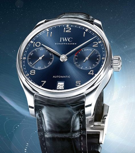 IWC Portuguese Automatic Iwc Portuguese, Stylish Watches Men, Iwc Pilot, Iwc Watches, Watches Rolex, Rolex Watches For Men, Men's Watches Luxury, Expensive Watches, Buy Watches