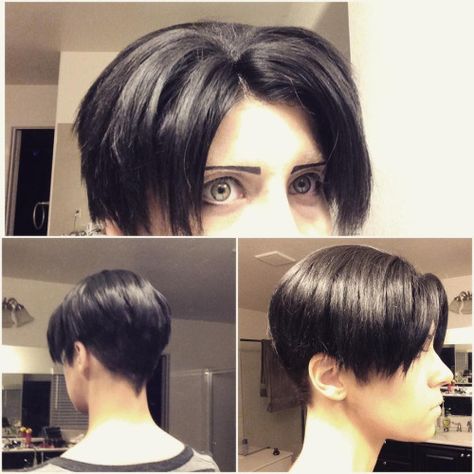 Short Hairstyles With Undercut, Hairstyles With Undercut, Levi Ackerman Haircut, Levi Haircut, Long Hair Braided Hairstyles, New Long Hairstyles, Haircuts Mullet, Girl Mullet, Textured Haircut