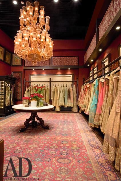 Boutique Interior Design Indian, Clothes Shop Interior, Clothes Store Design, Botique Interiors, Lehenga Latest, Shop Interiors Boutique, Clothing Boutique Interior, Bridal Lehenga Wedding, Interior Design Indian