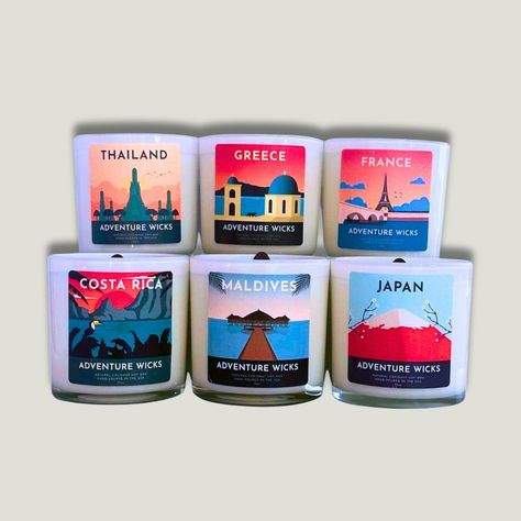 It’s time to light up your wanderlust with our travel destination candles ✈️✨ Explore the world one scent at a time! #Wanderlust #TravelCandles #ExploreWithScents Travel Candles, Us Travel Destinations, Project Inspiration, World One, April 20, Explore The World, Wicks, Us Travel, First World