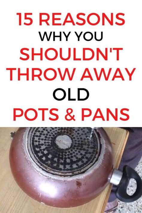 Upcycle Old Pots And Pans, Old Pots And Pans Repurpose, Repurposed Planter Ideas, Old Pots And Pans, Frugal Homemaking, Old Pots, Car Ports, Make A Bird Feeder, Pots Ideas