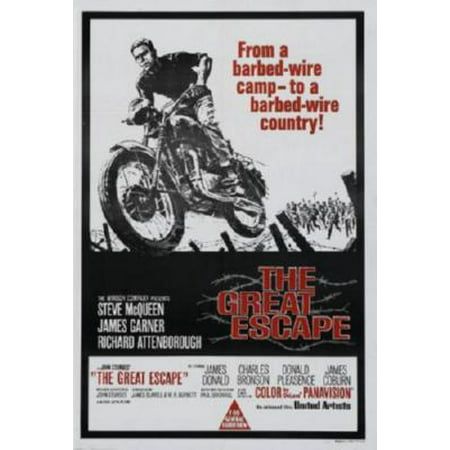 Great Escape the Movie Poster 11x17 Mini Poster. Mini Poster measures 11inx17in. Vivid colorful image on high quality poster paper. An excellent addition to any room. Small size allows many options and ability to display several together. Size: 11 x 17.  Color: Multicolor. Escape Movie, Biker Movies, Old Movie Poster, Richard Attenborough, James Garner, Charles Bronson, 11x17 Poster, Old Movie, The Great