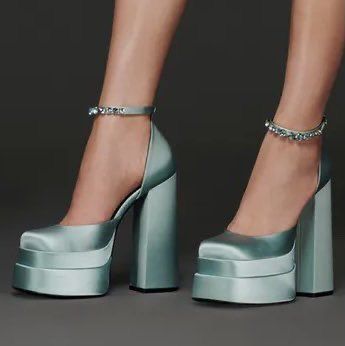 Tiffany Girls, Versace Heels, Shoes 2022, Heels Aesthetic, Dr Shoes, Versace Shoes, Sydney Sweeney, Mombasa, Fancy Shoes