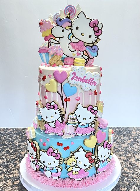 3 Tier Hello Kitty Cake Birthday, Hello Kitty Tiered Cake, Hello Kitty Cookie Cake, Hello Kitty And Friends Birthday Cake, Hello Kitty Cakes Birthday, Hello Kitty Cake Design Birthday, Sanrio Cake Birthday, Hello Kitty And Friends Cake, Hello Kitty Cake Birthday