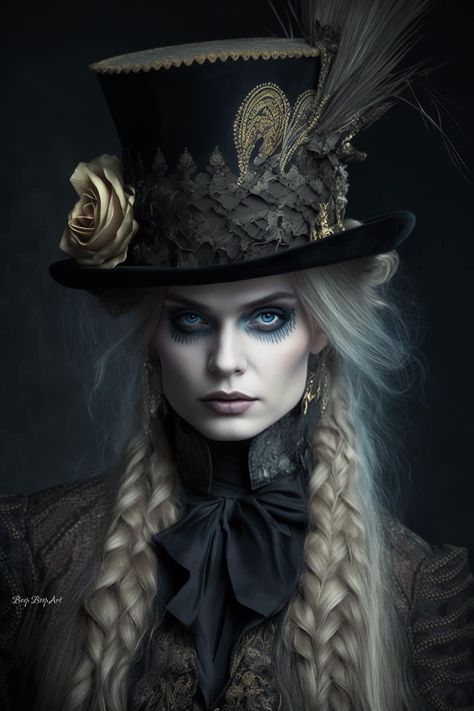 Female Mad Hatter, Steampunk Makeup, Steampunk Photography, Dark Alice In Wonderland, Steampunk Woman, Mad Hatter Costume, Wonderland Artwork, Victorian Vampire, Steampunk Men