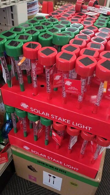 Solar Stake Lights Ideas, Christmas Solar Lights, Dollar Tree Haul, Lights Ideas, Solar Lights, Dollar Tree, Color Change, Solar, Lighting