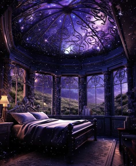 Whimsical Gothic Decor Bedroom, Fantasy Castle Bedroom, Design Bedroom Aesthetic, Green Bedroom Aesthetic, Bedroom Castle, Bedroom Transformation, Lake House Bedroom, Castle Bedroom, Magical Room