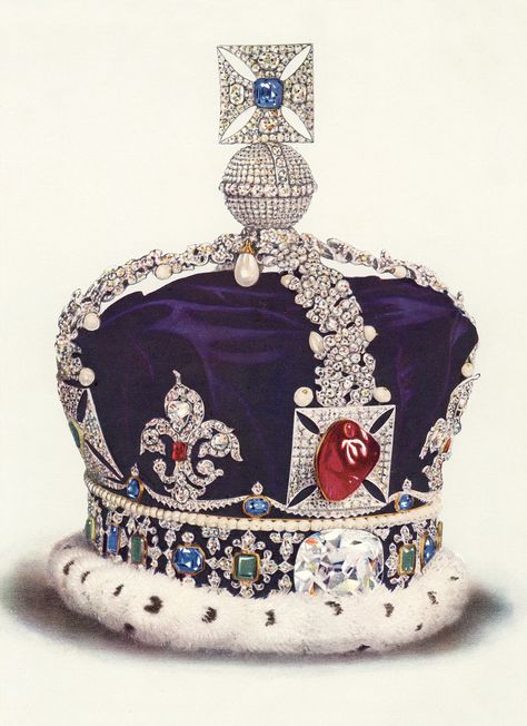 Crown Jewels Of England, Queen Victoria Crown, Queen Elizabeth Crown, Real Crown, Imperial State Crown, British Crown Jewels, The Crown Jewels, Royal Crown Jewels, Crown Queen