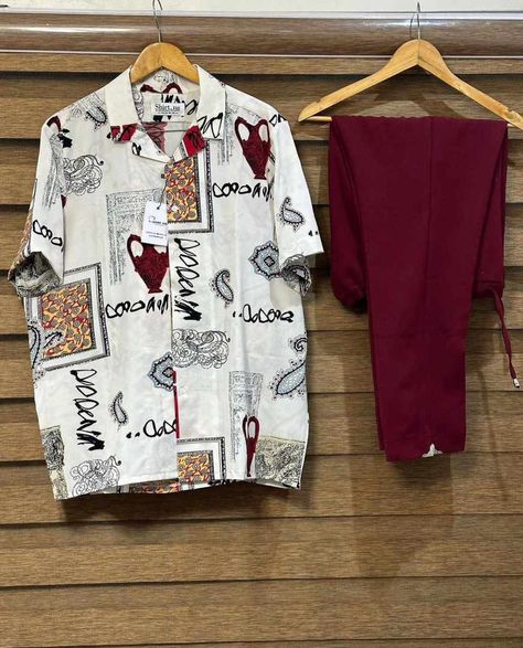 Two Piece For Men, Pocket Shirt Design, Plain And Pattern, 30’s Fashion, Vintage Shirt Design, Black Men Fashion Urban, African Wear Styles For Men, Latest African Men Fashion