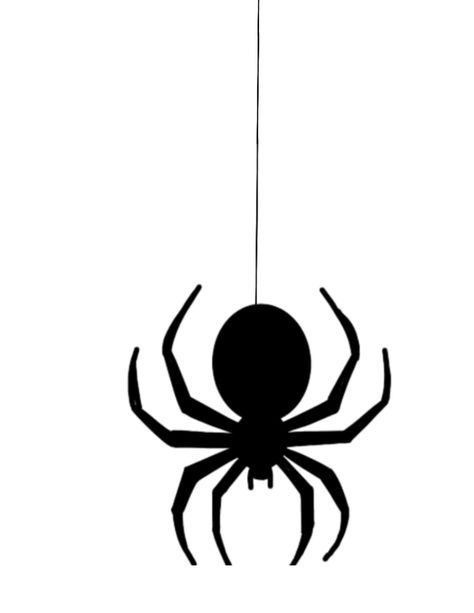 Halloween Spider ( Digital, Printable) Drawing Spiders Easy, Spider Simple Drawing, Scrapbook Halloween Ideas, Hanging Spider Drawing, Spider Paper Craft, Halloween Drawings Pumpkins, Drawings Of Spiderman, How To Draw Spider, Spider Easy Drawing