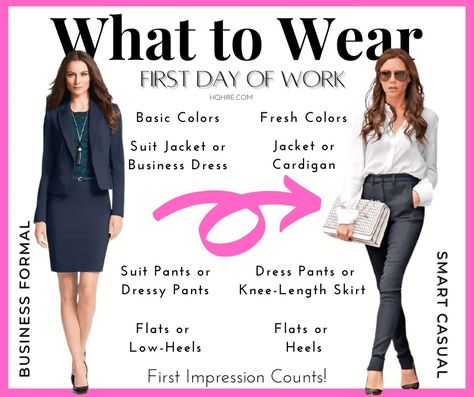 First Day New Job Outfit, First Day New Job, First Day Of Work Outfit, Smart Casual Suit, Neon Prom Dresses, Job Interview Outfit, Career Women, First Day Outfit, First Day Of Work