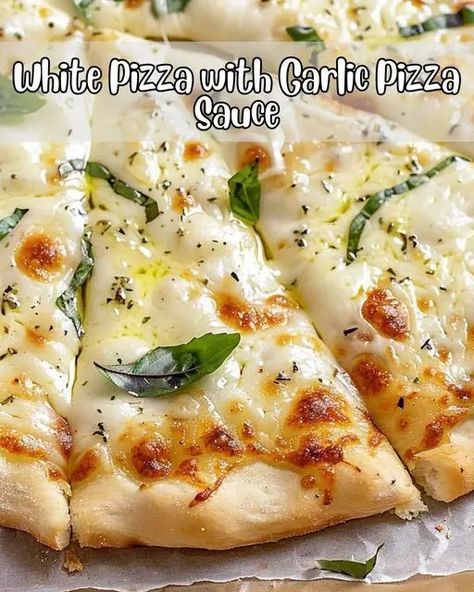 White Pizza with Garlic Pizza Sauce: A Gourmet Delight for Pizza Lovers - Chefdip Pizza With Garlic Sauce, Healthy Pizza Dough Recipe, Dandelion Magic, Garlic Pizza Sauce, Garlic Sauce For Pizza, White Pizza Sauce, White Pizza Recipes, Garlic Pizza, Pizza Bianca