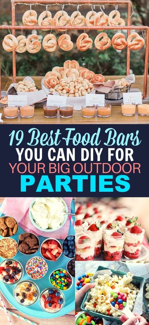 Banana Split Bar Parties, Diy Food Bar, Tearoom Ideas, Food Bar Ideas, Party Food Bars, Party Food Bar, Diy Dessert, Treat Bar, Food Bars