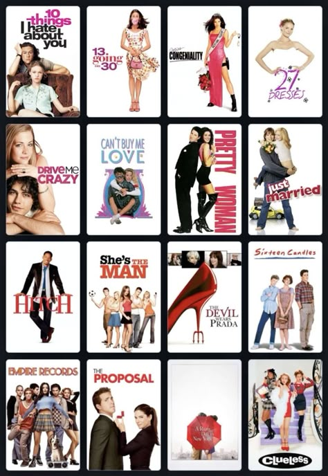 Motivational Movies To Watch, Comfort Movies, Movie Ideas, Free Tv And Movies, Best Teen Movies, Romcom Movies, Movie Hacks, Teenage Romance, Netflix Movies To Watch