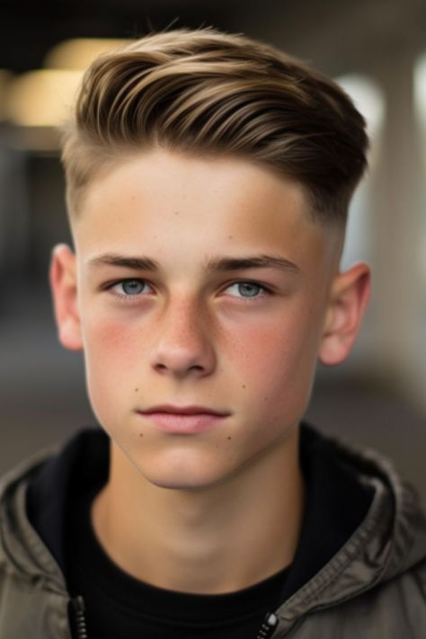 Slick Back Boy Haircut, Teenage Boys Haircuts 2024, Teen Boy Haircuts Short, Teenage Boys Haircut Long On Top, Teen Boy Haircuts Straight Hair, Trending Boys Haircuts, Boys Haircuts Curly Hair, Cooper Hair, Teen Haircuts