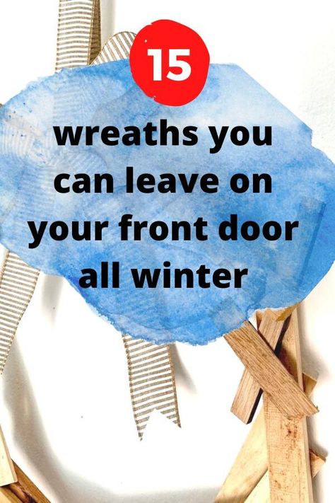 January Wreath Ideas, Winter Wreaths For Front Door, Wreaths For Front Door Diy, Front Door Diy, Burlap Flower Wreaths, Winter Wreath Diy, Rainbow Wreath, Willow Wreath, Door Diy