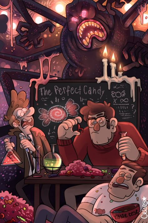 An Unofficial AU Blog for the Gravity Falls Fandom : Photo Mystery Trio, Desenhos Gravity Falls, Gravity Falls Fan Art, Gravity Falls Au, Dipper And Mabel, Gravity Falls Comics, Reverse Falls, Gravity Falls Art, Decoration Stickers