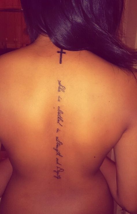 My first ink. Tattoo. Birthday gift. 21. Proverbs 31:25. She is clothed in strength and dignity. Proverbs 31:30 Tattoo, She Is Clothed In Strength Tattoo, She Is Clothed In Strength And Dignity Tattoo, She Is Clothed In Strength And Dignity, Proverbs 31 Tattoo, Proverbs 31 Tattoos, Proverbs 31 25 Tattoo, Tattoo Black Women, 25 Tattoo