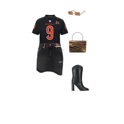 Super Bowl bengals outfit Cute Bengals Outfit, Bengals Outfit Ideas, Superbowl Outfit Ideas, Bengals Gameday Outfit, Bengals Outfit, Super Bowl Outfits For Women, Super Bowl Party Outfit, Superbowl Party Outfit, Super Bowl Outfit