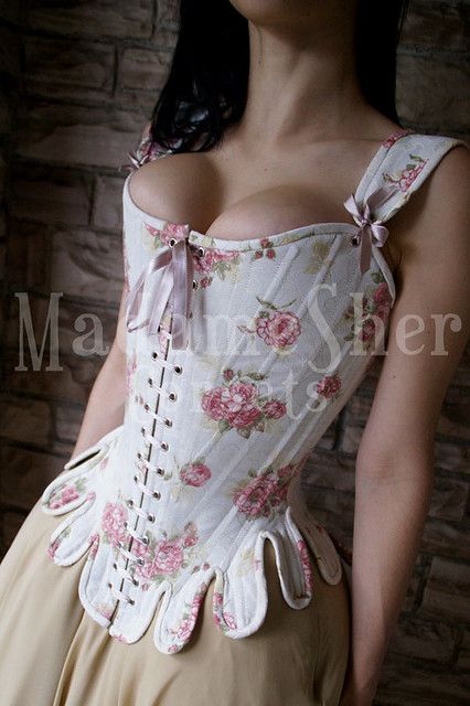 18th Century Corset | madamesher | Flickr Stays Corset, Corset Etsy, Royal Party, Corset Fashion, 18th Century Fashion, Lace Tights, Corsets And Bustiers, Historical Dresses, Moda Vintage