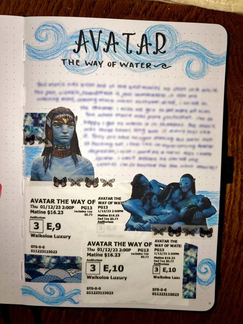 Avatar Room Decor Ideas, Avatar Themed Bedroom, Avatar Scrapbook, Songcord Ideas Avatar, Avatar Inspired Room, Avatar Journal, New Avatar Movie, Avatar Book, Water Journal