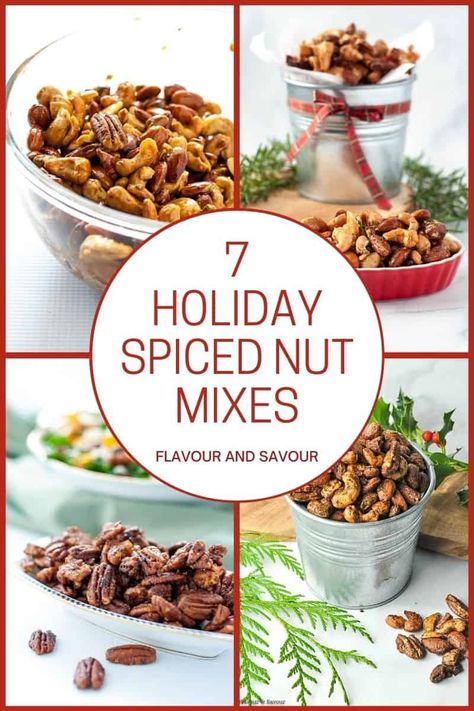 Nut Mix Recipe, Nut Mixes, Roasted Nuts Recipe, Spiced Nuts Recipe, Nuts Recipes, Seasoned Nuts, Flavored Nuts, Spicy Nuts, Spiced Almonds