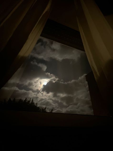 Moon Light Through Window, Moon View From Window, Moon Outside Window, Moon Window Night, Night Window Aesthetic, Moon Through Window, Open Window Aesthetic, Night Window View Aesthetic, Nighttime Window