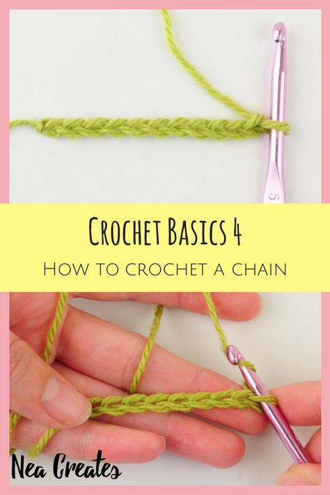 How To Crochet A Chain For Beginners, Crochet A Chain, How To Start Crochet, Beginning Crochet, Intermediate Knitting Patterns, Crochet Classes, Crafts Crochet, Knit Scarves, Beginner Crochet Tutorial