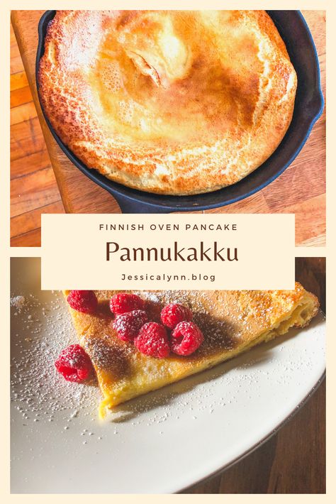 Panukkaku Recipe, Panakuken Recipe, Pannukakku Recipe, Finland Recipes, French Toast Custard, Finnish Pancake Recipe, Finnish Pancakes, Blintzes Recipe, Finnish Style