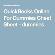 Quick Books Cheat Sheets, Quickbooks Online Tips Cheat Sheets, Quickbooks Tips Cheat Sheets, Quickbooks Tips, Quickbooks Tutorial, Quick Books, Spanish Sayings, Learn Accounting, Accounting Basics