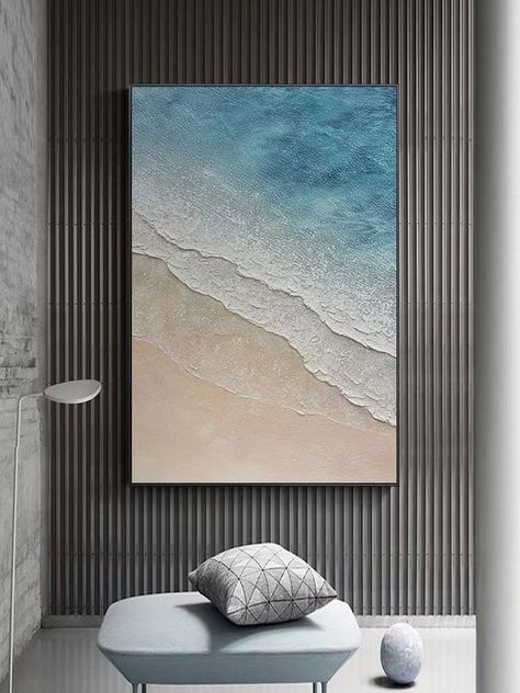 Eating Room, Canvas Painting For Beginners, Industrial Wall Art, Beach Art Painting, Abstract Art Painting Techniques, Canvas For Beginners, Diy Abstract Canvas Art, Plaster Wall Art, Diy Canvas Wall Art