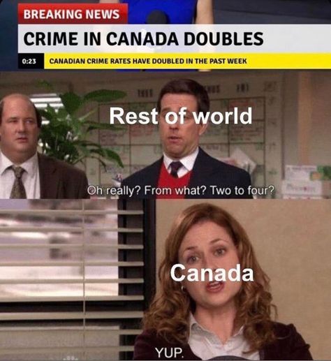 Canadian Memes, Canada Memes, Writing Memes, Country Memes, Country Humor, Really Funny Memes, Best Memes, Funny Posts, Trending Memes