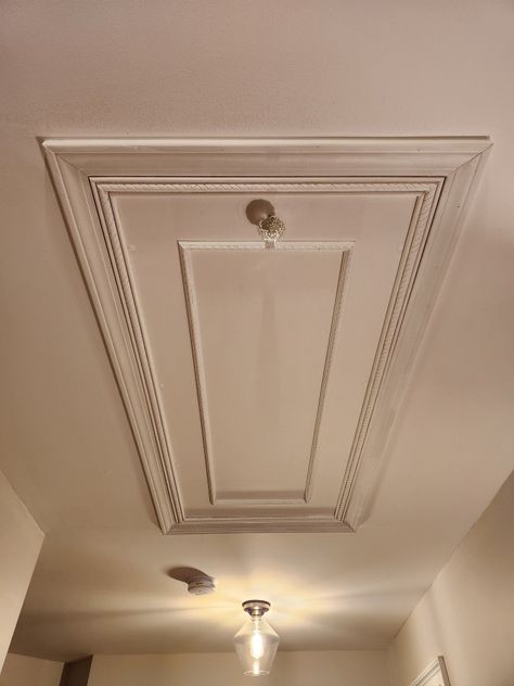 Attic door trim Attic Door Trim, Attic Access Ideas Doors, Attic Doors Ideas, Hide Attic Door In Ceiling, Attic Entry Ideas Ceilings, Pull Down Attic Door Decorative, Attic Pull Down Cord Ideas, Ceiling Attic Door Ideas, Hide Attic Access Door In Ceiling