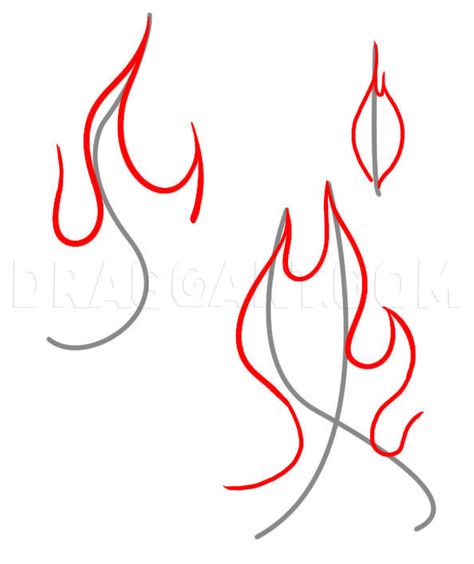 How To Draw A Flame, Step by Step, Drawing Guide, by Dawn | dragoart.com Flames Drawing Simple, How To Draw Flames On Nails, Svi Sveti, Drawing Flames, Acrylic Nail Designs Classy, Flame Nail Art, Jeans Art, Fire Drawing, Candle Flame